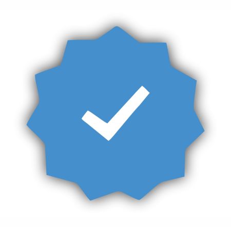 Verified Sticker Mockup