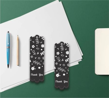 Die Cut Bookmark Mockup