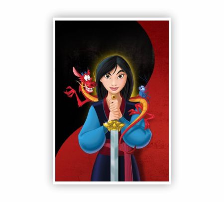 Disney Mulan Poster Mockup