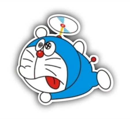 Bambocopter Doreamon Sticker Mockup