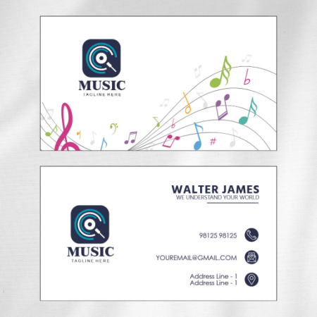 DJ Visiting Card Design 04 Main