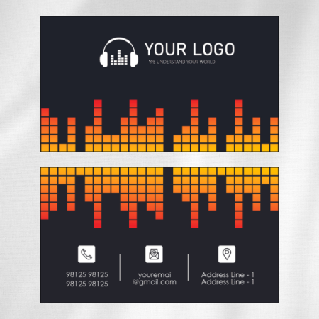 DJ Visiting Card Design 10 Main