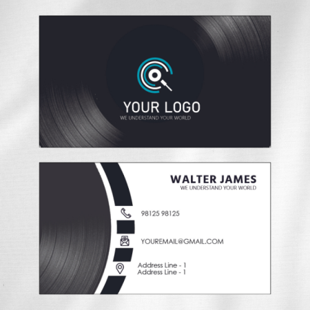 DJ Visiting Card Design 11 Main