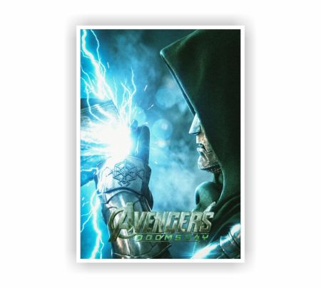 Doctor Doom Avengers Doomsday Poster Mockup