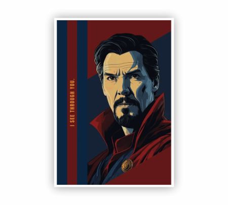 Doctor Strange Marvel Poster Mockup