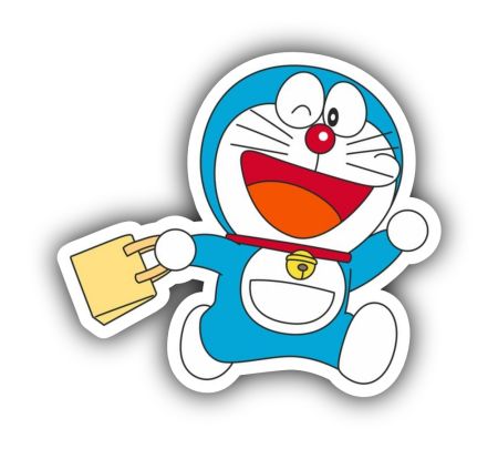 Bambocopter Doreamon Sticker Mockup