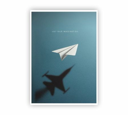 Dream Like A Jet Poster Mockup