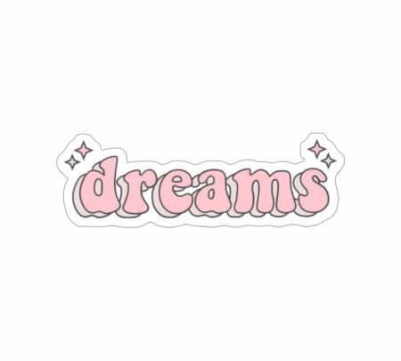 Dreams Sticker Mockup