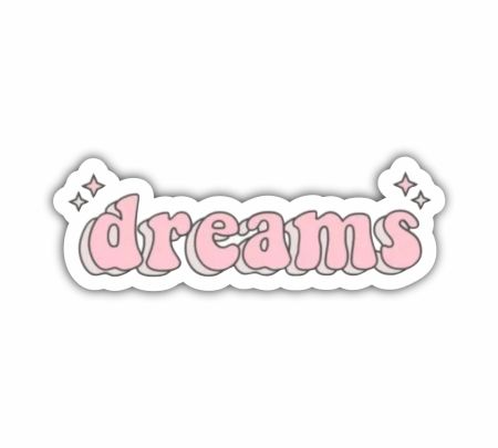 Dreams Sticker Mockup