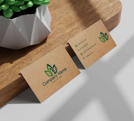 Eco-Friendly Visiting Card Mockup