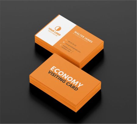 Economy Visiting Card Mockup