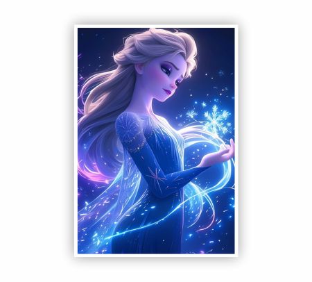 Elsa Frozen Poster Mockup
