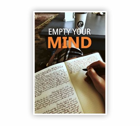 Empty Your Mind Poster Mockup