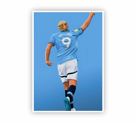 Erling Haaland Poster Mockup