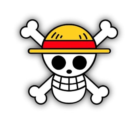 Mugiwara Jolly Roger Sticker Mockup