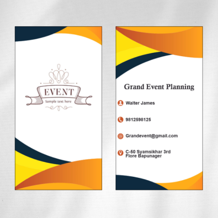 Event Company Visiting Card Design 03