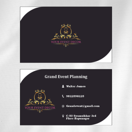Event Company Visiting Card Design 04