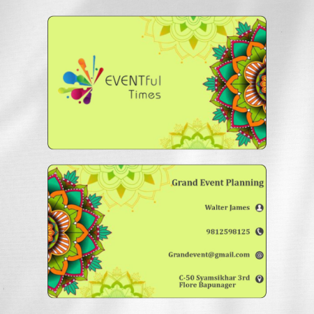Event Company Visiting Card Design 10 Main