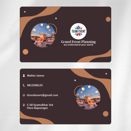 Event Company Visiting Card Design 11