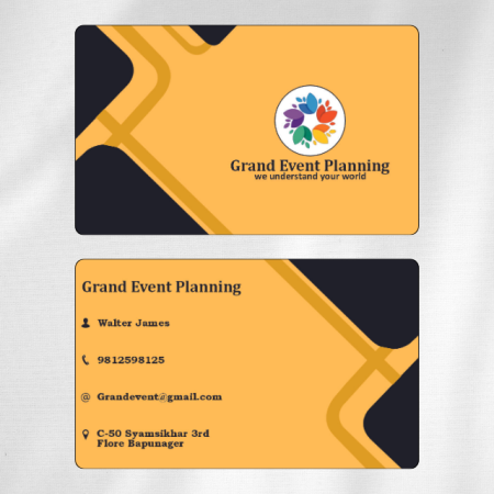 Event Company Visiting Card Design 12