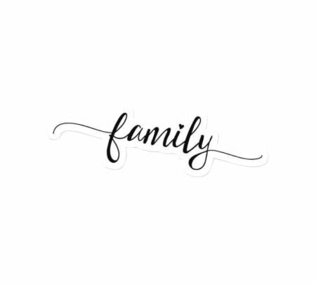 Family Sticker Mockup