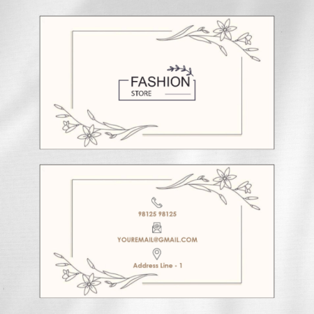 Fashion Designer Visiting Card Design 03