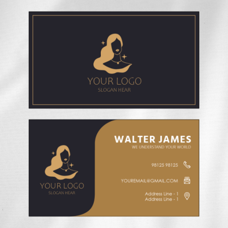 Fashion Designer Visiting Card Design 06