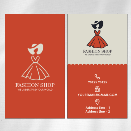 Fashion Designer Visiting Card Design 12 Main