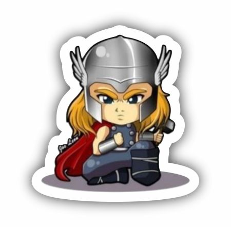 Female Thor 01 Sticker