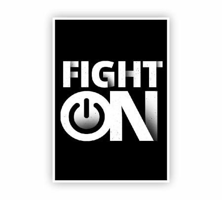 Fight On Poster Mockup