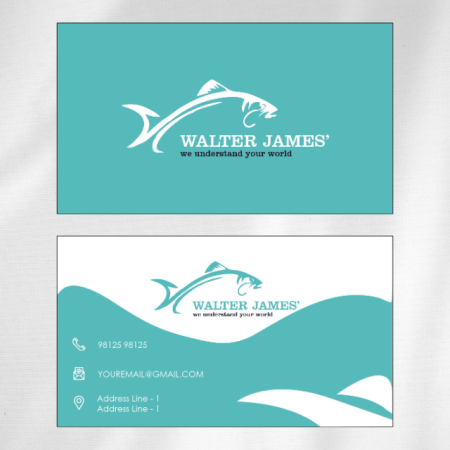 Fishshop Visiting Card Design 02 Main