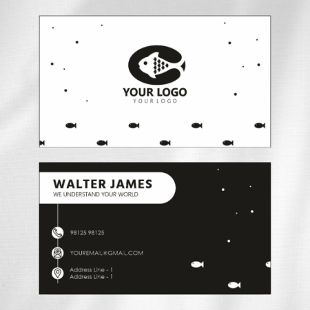 Fishshop Visiting Card Design 11 Main
