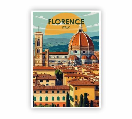 Florence Italy Poster Mockup