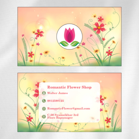 Flower Shop Visiting Card 2