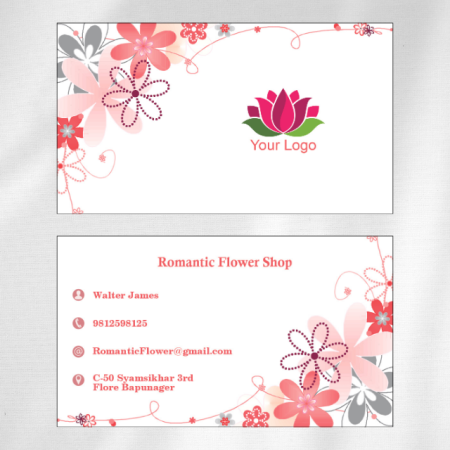 Flower Shop Visiting Card 5