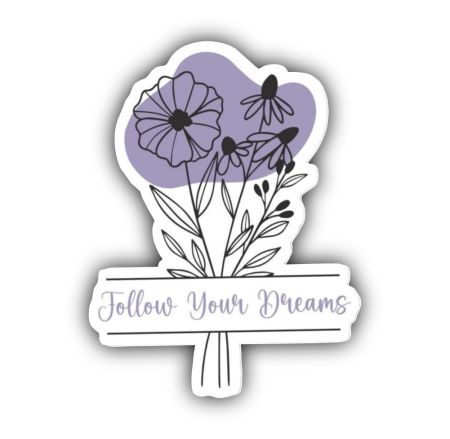 Amiba Art Sunflower Sticker Mockup