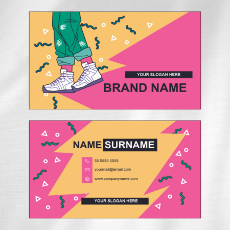 Footwear Visiting Card Design 06 Main