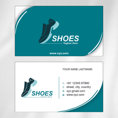 Footwear Visiting Card Design 09 Main
