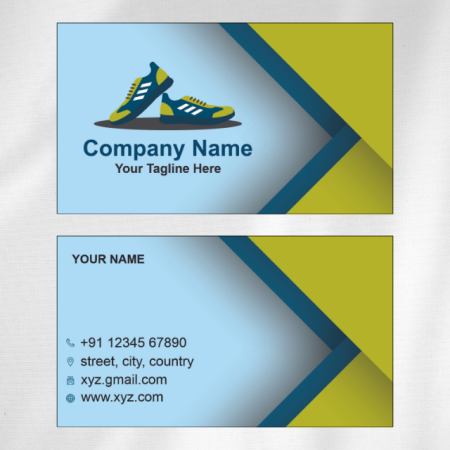 Footwear Visiting Card Design 10 Main
