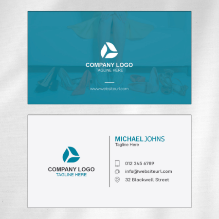 Footwear Visiting Card Design 11 Main