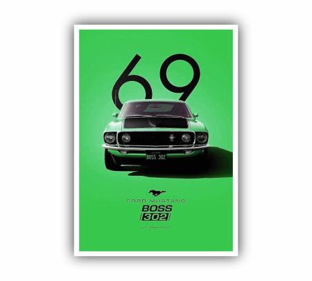 Ford Mustang 1969 Poster