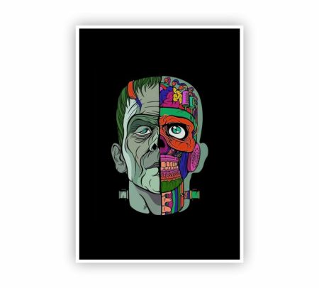 Frankenstein Art Poster Mockup