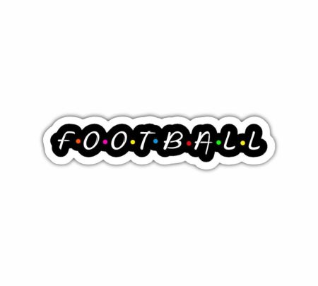 Friends Style Football Sticker Mockup