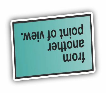 From Another Point Of View Sticker Mockup