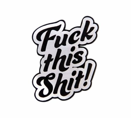 Fuck This Shit Sticker Mockup