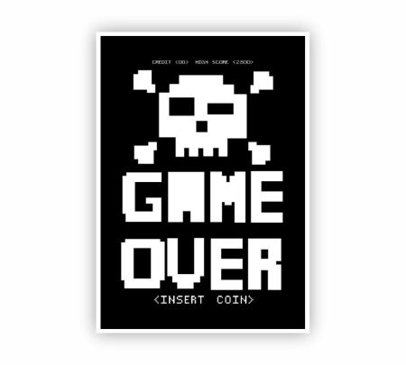 Game Over Poster Mockup