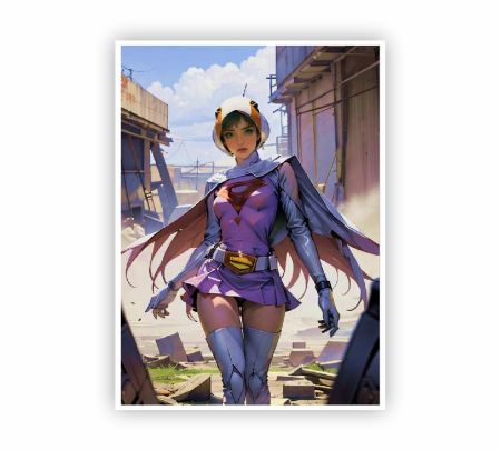 Gatchaman Jun Poster Mockup