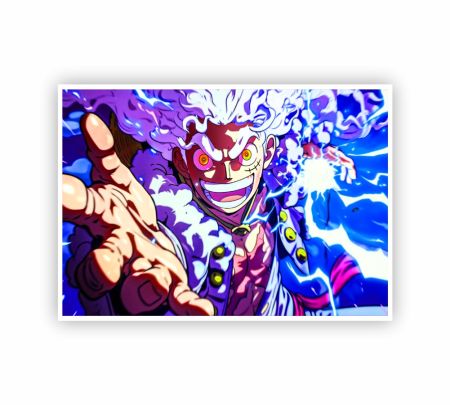 Gear 5 Luffy Artwork Poster Mockup