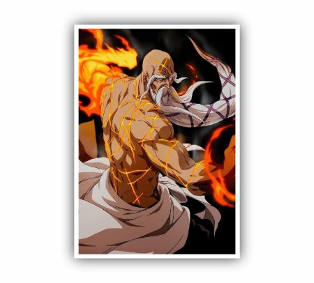 Genryusai Shigekuni Yamamoto Poster Mockup