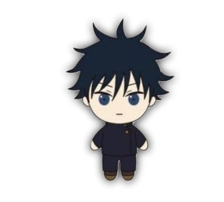 Chibi Megumi 01 Sticker Mockup